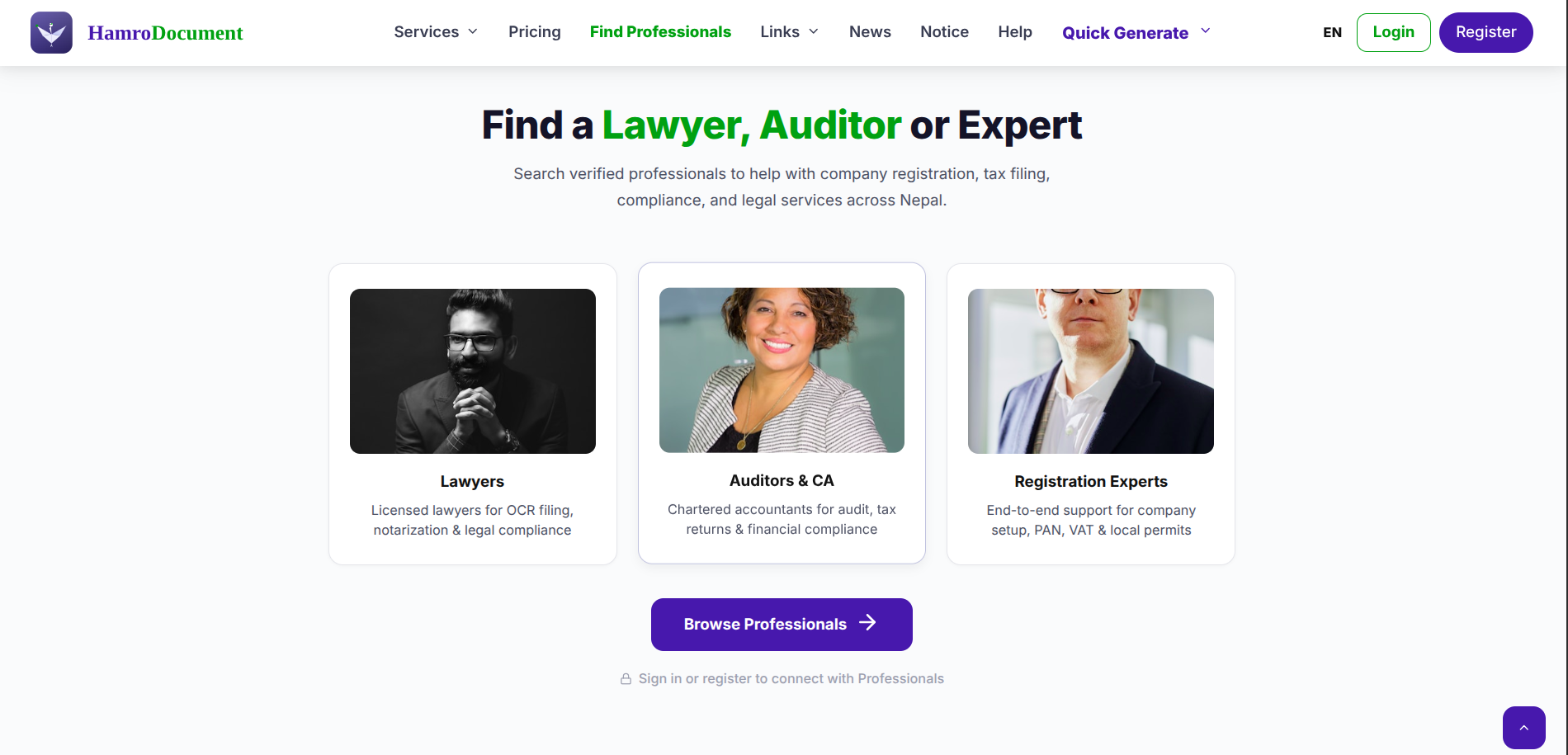 hamro-document-find-professional